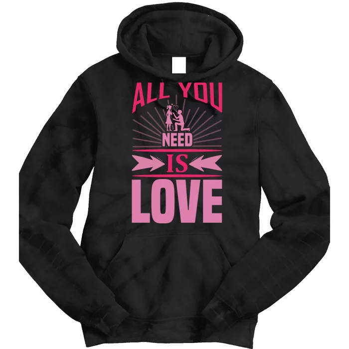 All You Need Is Love Tie Dye Hoodie