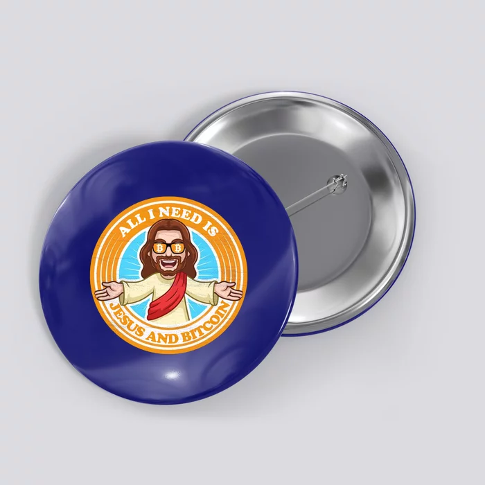 All You Need Is Jesus And Bitcoin Button