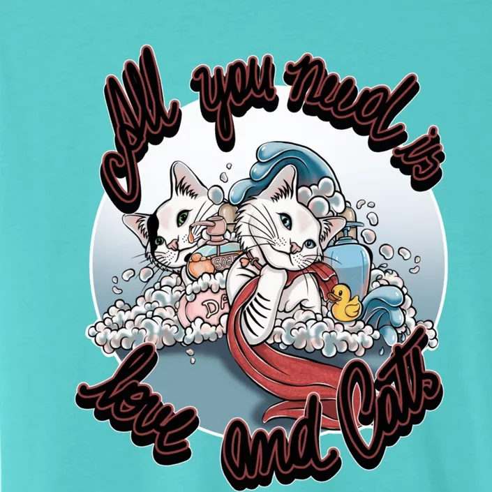 All You Need Is Love And Cats ChromaSoft Performance T-Shirt