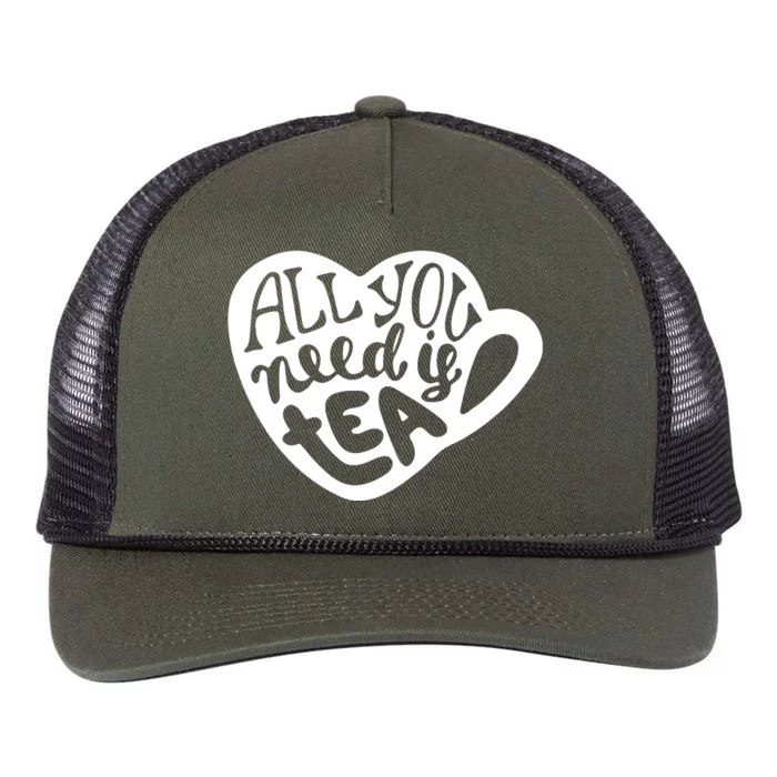 All You Need Is Tea Retro Rope Trucker Hat Cap