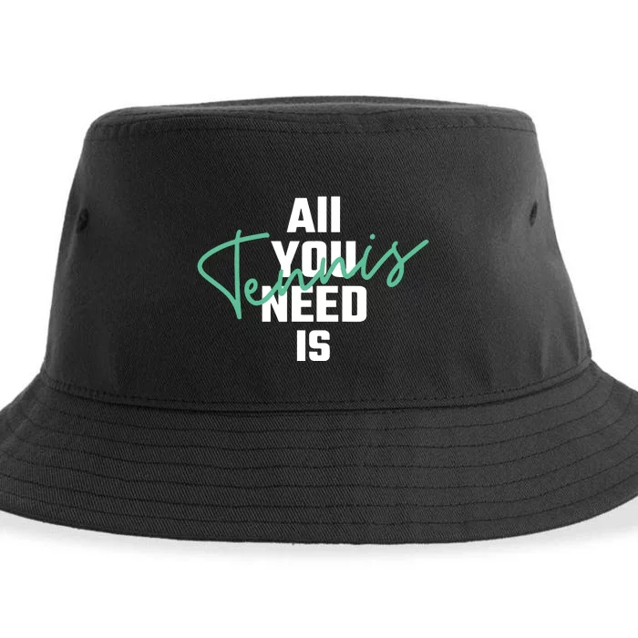 All You Need Is Tennis Love Sustainable Bucket Hat