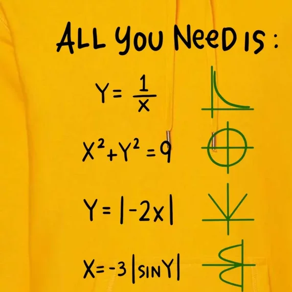 All You Need Is Love And Math Gift Premium Hoodie