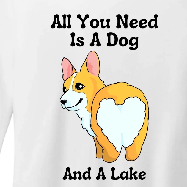 All You Need Is A Dog And A Lake Womens CVC Long Sleeve Shirt