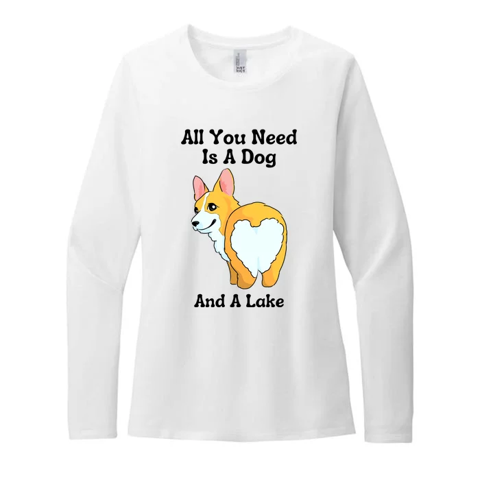 All You Need Is A Dog And A Lake Womens CVC Long Sleeve Shirt