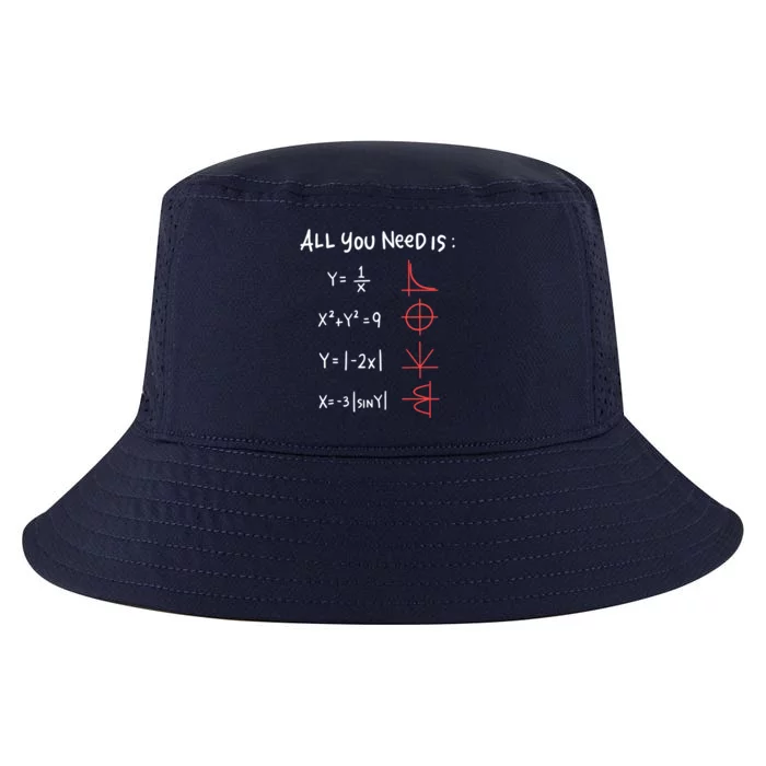 All You Need Is Love Math Cleveres Trigometry Design Great Gift Cool Comfort Performance Bucket Hat