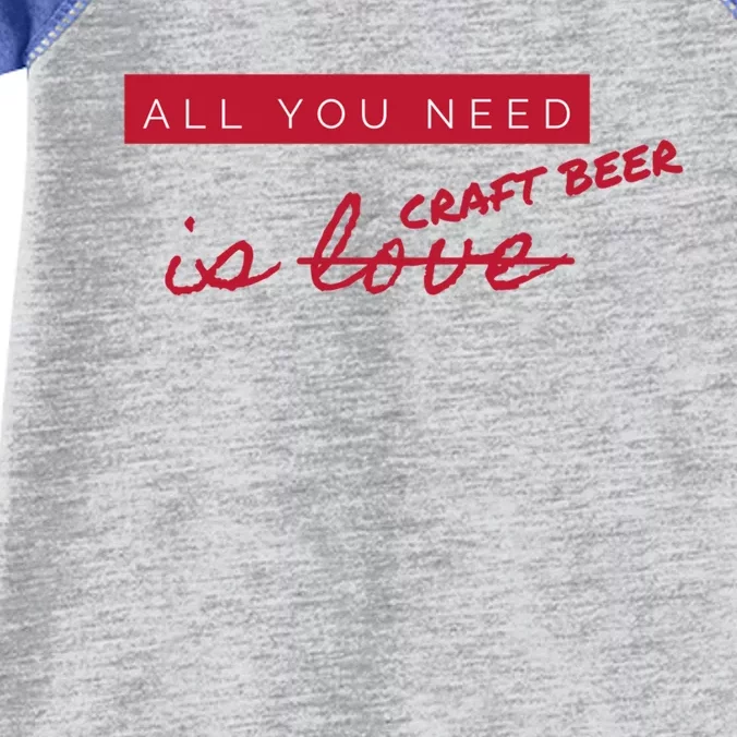 All You Need Is Craft Beer Not Love Antigiftvalentine's Day Cool Gift Infant Baby Jersey Bodysuit