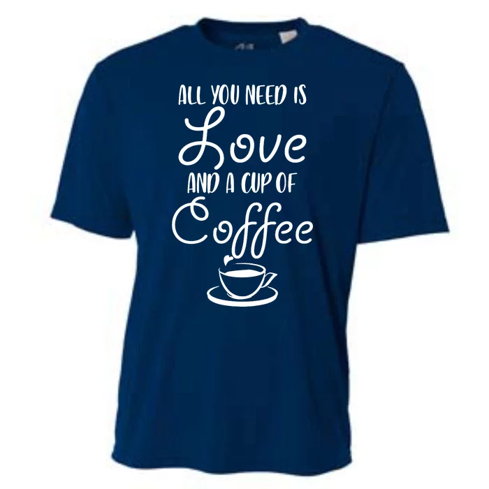 All You Need Is Love & Coffee Cooling Performance Crew T-Shirt