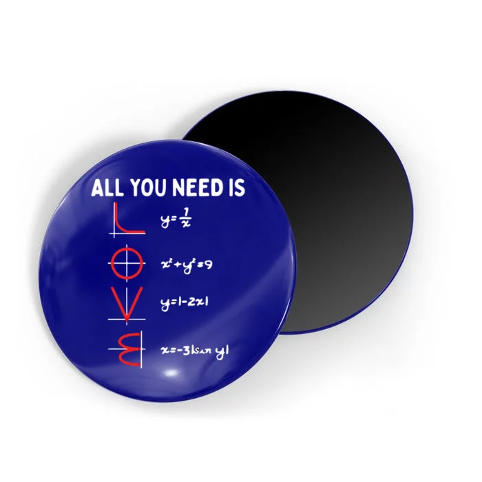 All You Need Is Love Math Valentines Day Mathematics Teacher Gift Magnet