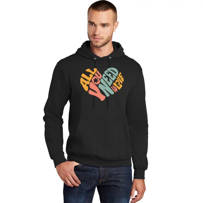 All You Need Is Love Heart Hoodie