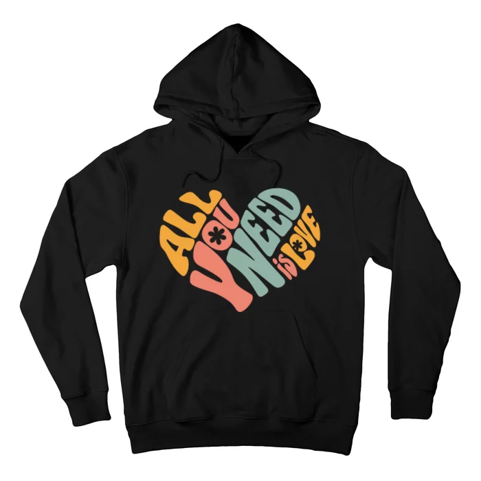 All You Need Is Love Heart Hoodie