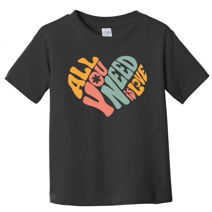 All You Need Is Love Heart Toddler T-Shirt