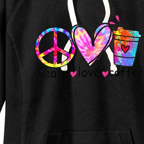 All You Need Is Peace Love And Coffee Tee Design Unisex Women's Fleece Hoodie