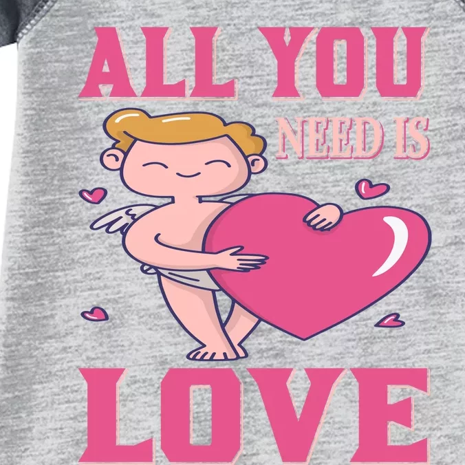 All You Need Is Love Infant Baby Jersey Bodysuit