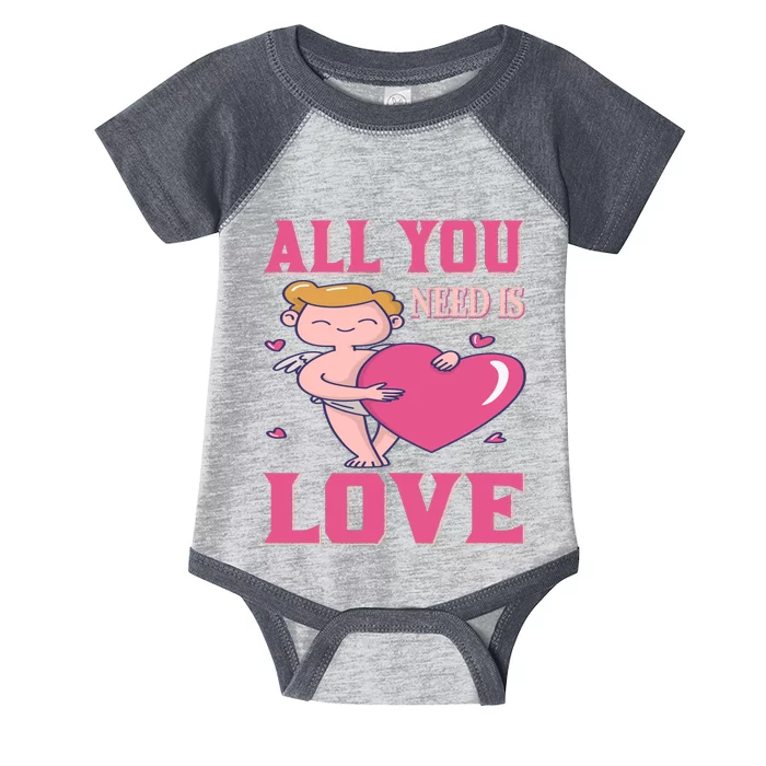 All You Need Is Love Infant Baby Jersey Bodysuit