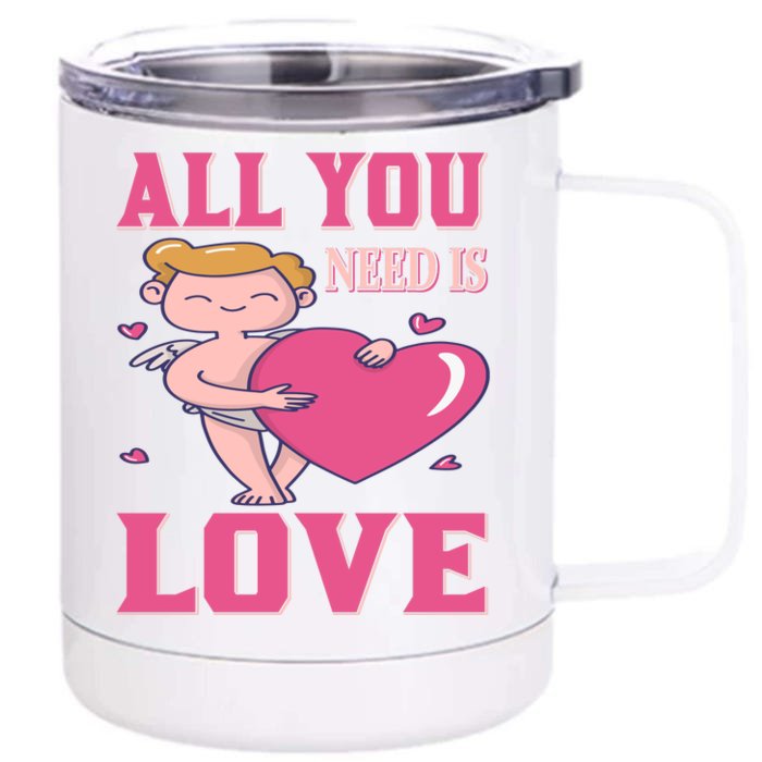 All You Need Is Love Front & Back 12oz Stainless Steel Tumbler Cup