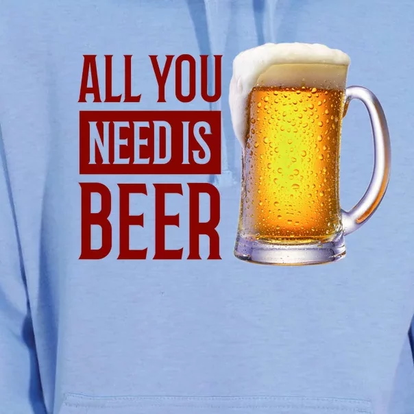 All You Need Is Beer Unisex Surf Hoodie