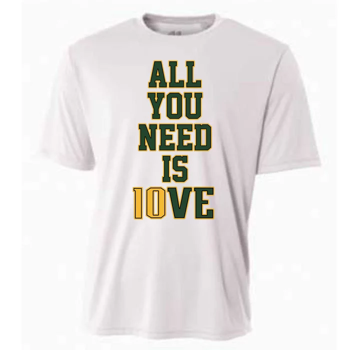 All You Need Is Love Green Bay Football Fan Club All You Need Is Love Cooling Performance Crew T-Shirt