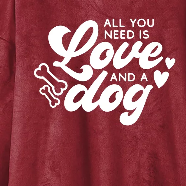 All You Need Is Love Hooded Wearable Blanket