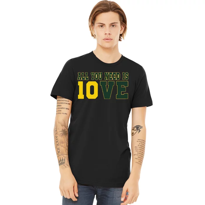 All You Need Is Love Green Bay Gift Premium T-Shirt