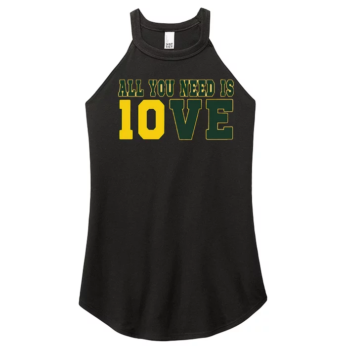 All You Need Is Love Green Bay Gift Women’s Perfect Tri Rocker Tank