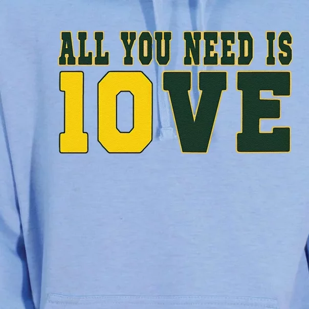 All You Need Is Love Green Bay Gift Unisex Surf Hoodie