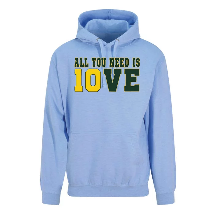 All You Need Is Love Green Bay Gift Unisex Surf Hoodie