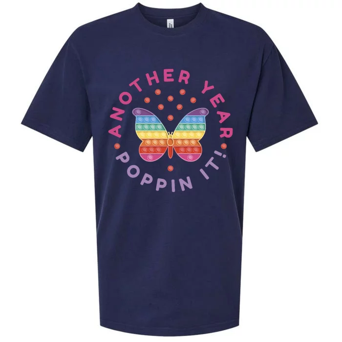 Another Year Poppin It Butterfly Push Pop Sueded Cloud Jersey T-Shirt