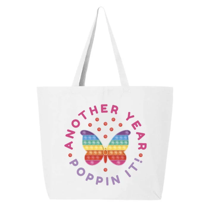 Another Year Poppin It Butterfly Push Pop 25L Jumbo Tote