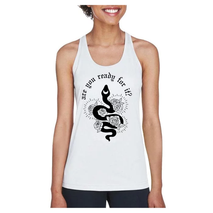 Are You Ready For It Rep Expression Snake Women's Racerback Tank