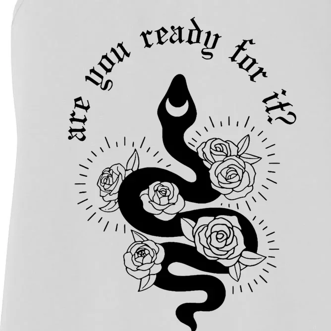 Are You Ready For It Rep Expression Snake Women's Racerback Tank