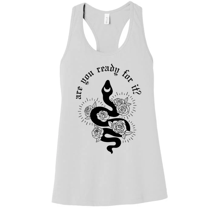 Are You Ready For It Rep Expression Snake Women's Racerback Tank