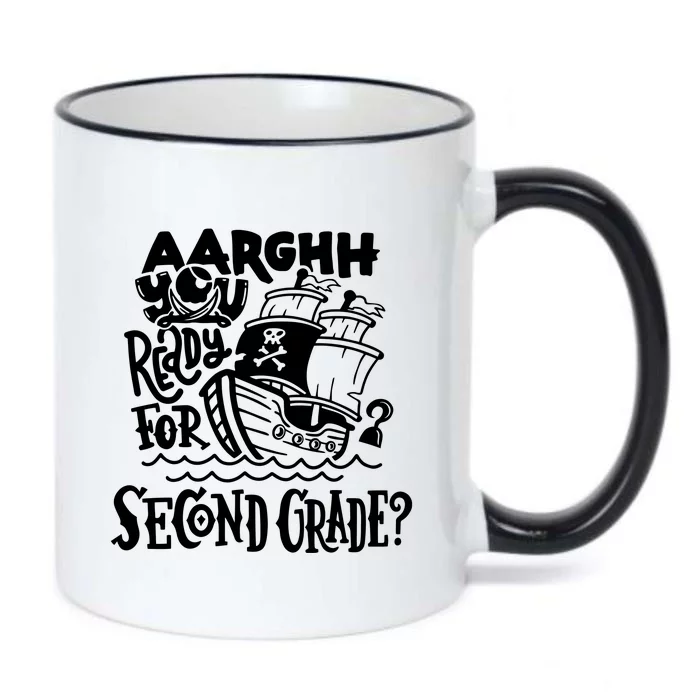 Aarghh You Ready For Second Grade Pirate Black Color Changing Mug