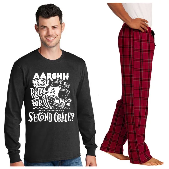 Aarghh You Ready For Second Grade Pirate Long Sleeve Pajama Set