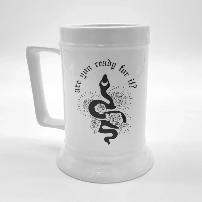 Are You Ready For It Rep Expression Snake Front & Back Beer Stein