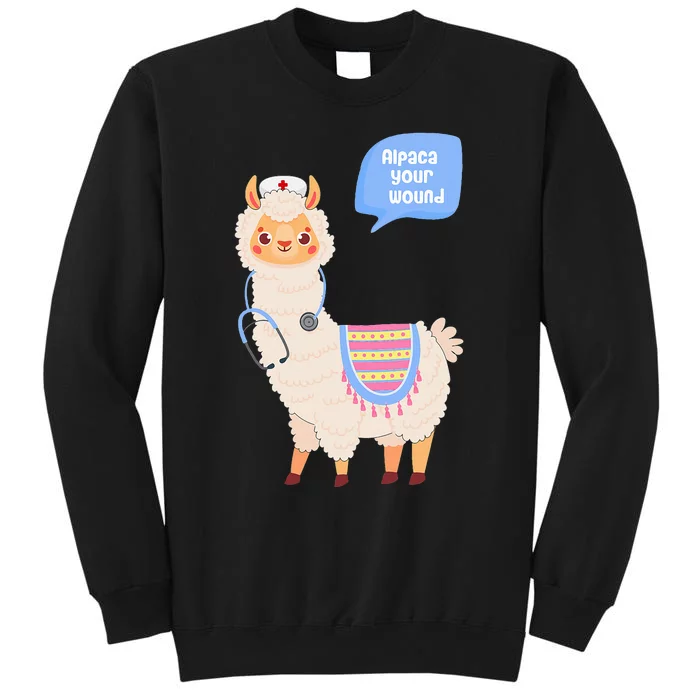 Alpaca Your Wound Cute Llama Wound Care Nurse Gift Sweatshirt