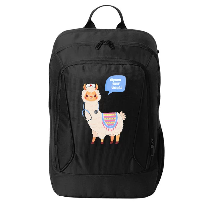 Alpaca Your Wound Cute Llama Wound Care Nurse Gift City Backpack