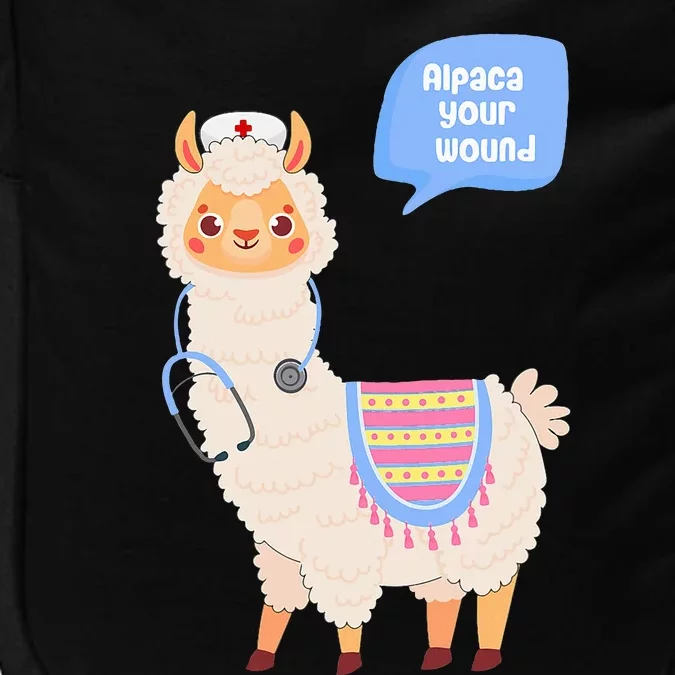 Alpaca Your Wound Cute Llama Wound Care Nurse Gift Impact Tech Backpack