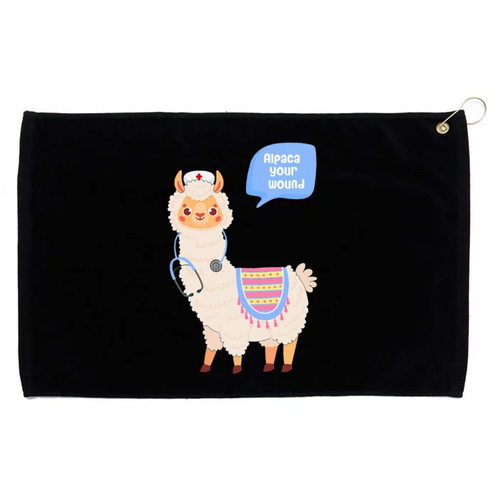 Alpaca Your Wound Cute Llama Wound Care Nurse Gift Grommeted Golf Towel