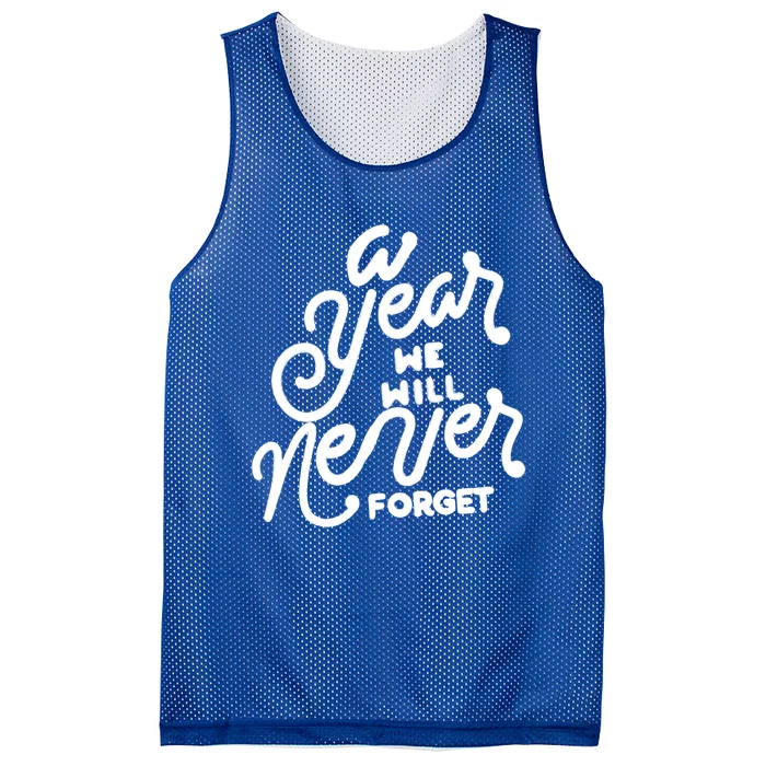 A Year We Will Never Forget Gift Mesh Reversible Basketball Jersey Tank