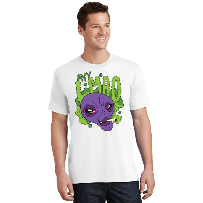 Ayy Lmao Marijuana Alien T-Shirt