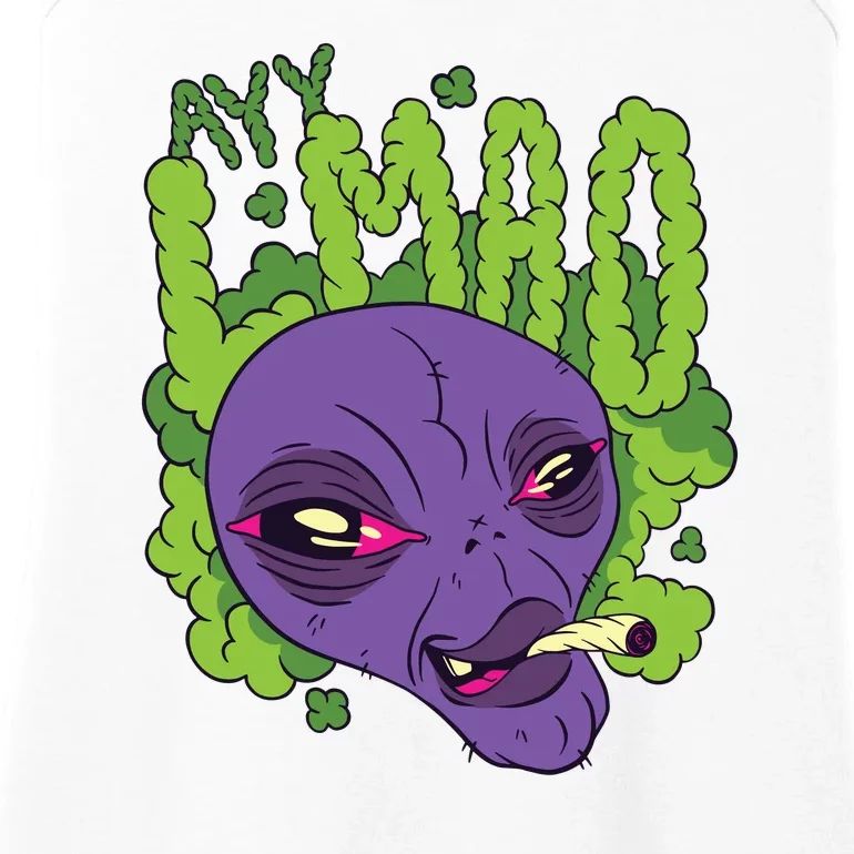 Ayy Lmao Marijuana Alien Ladies Essential Tank