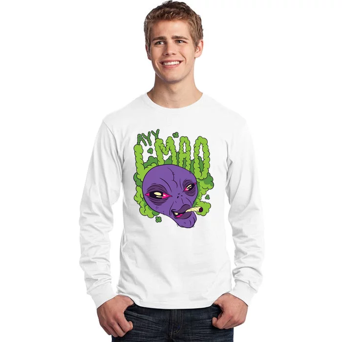 Ayy Lmao Marijuana Alien Tall Long Sleeve T-Shirt