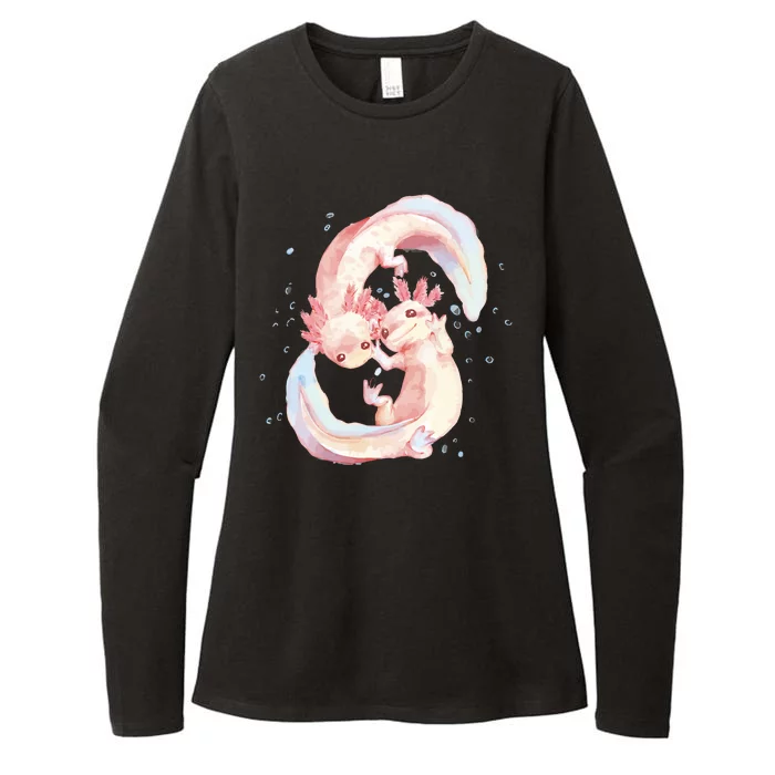 Axolotl Ying Yang Womens CVC Long Sleeve Shirt