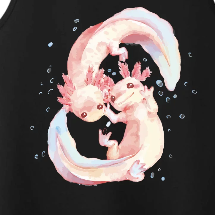 Axolotl Ying Yang Performance Tank