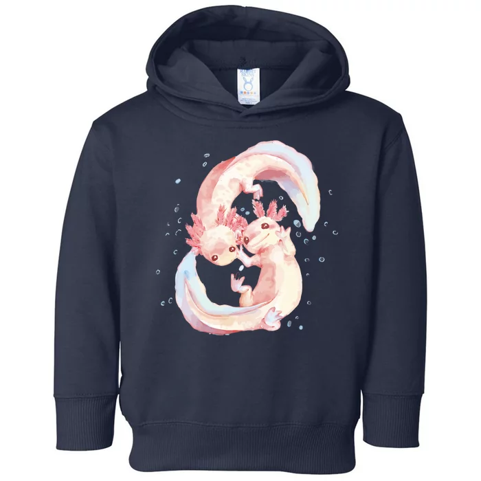 Axolotl Ying Yang Toddler Hoodie