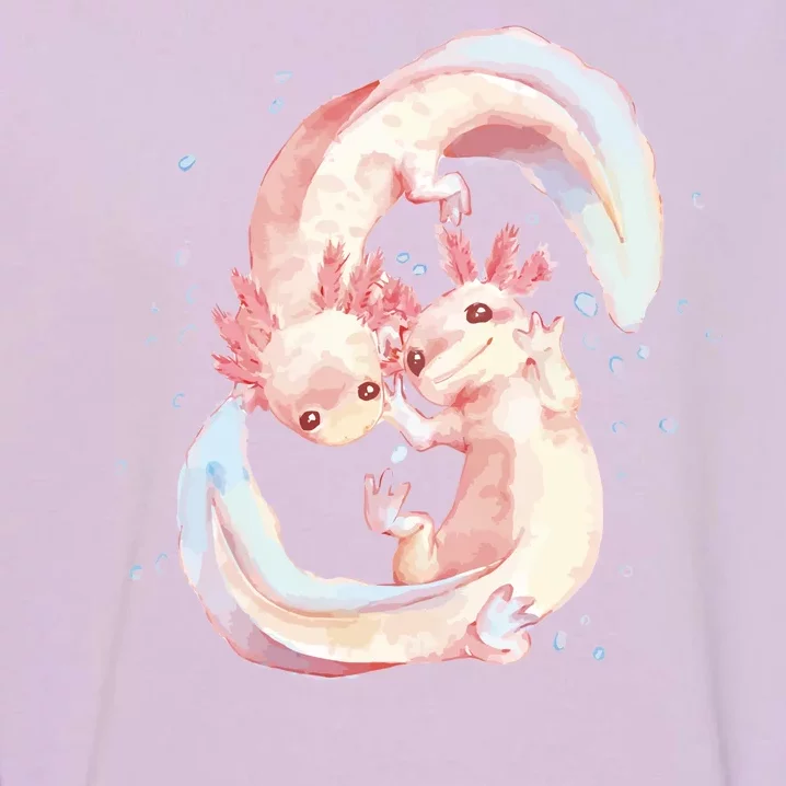 Axolotl Ying Yang Garment-Dyed Sweatshirt