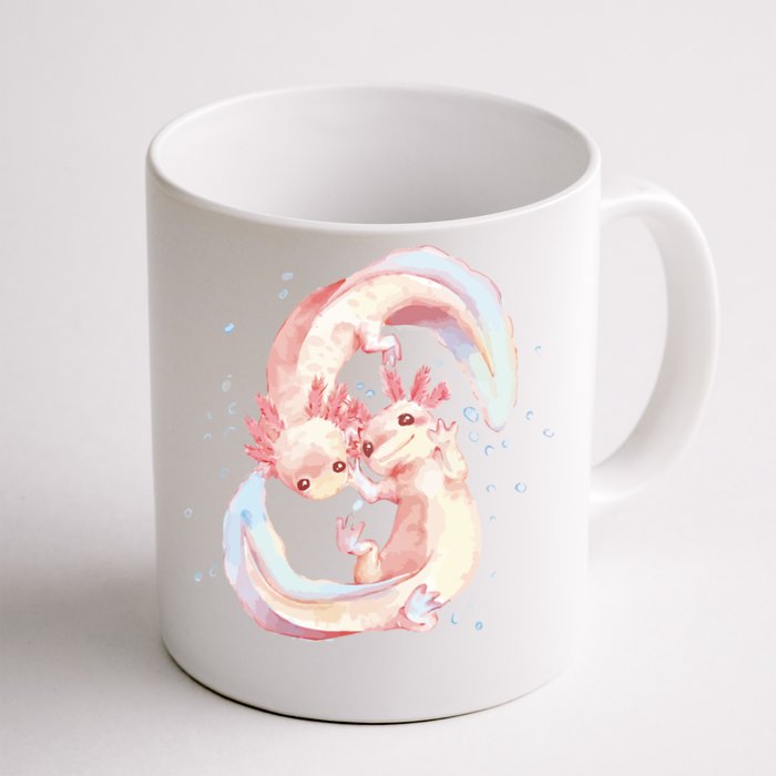 Axolotl Ying Yang Front & Back Coffee Mug