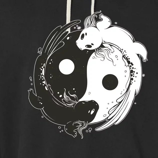 Axolotl Yin Yang Garment-Dyed Fleece Hoodie