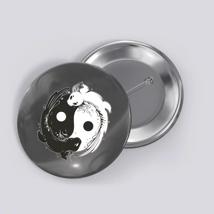 Axolotl Yin Yang Button