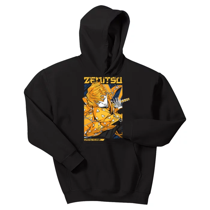 Agatsuma Zenitsu Kids Hoodie